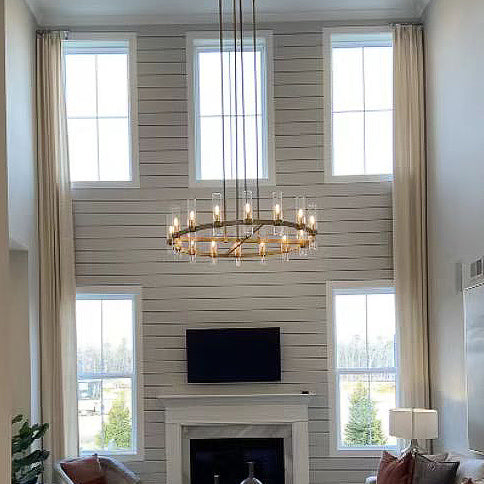 Ravelle Round Chandelier 48″,16-Lights