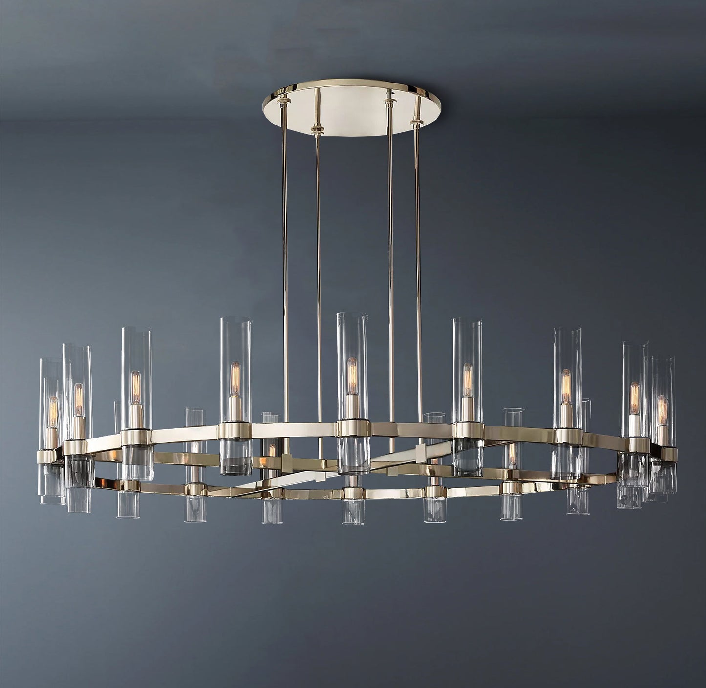 Ravelle Round Chandelier 60"