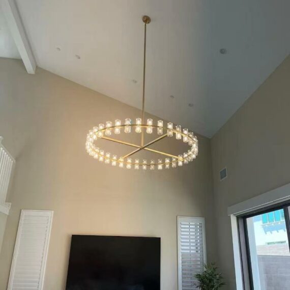 Arcachon Round Chandelier 48″,48-Lights