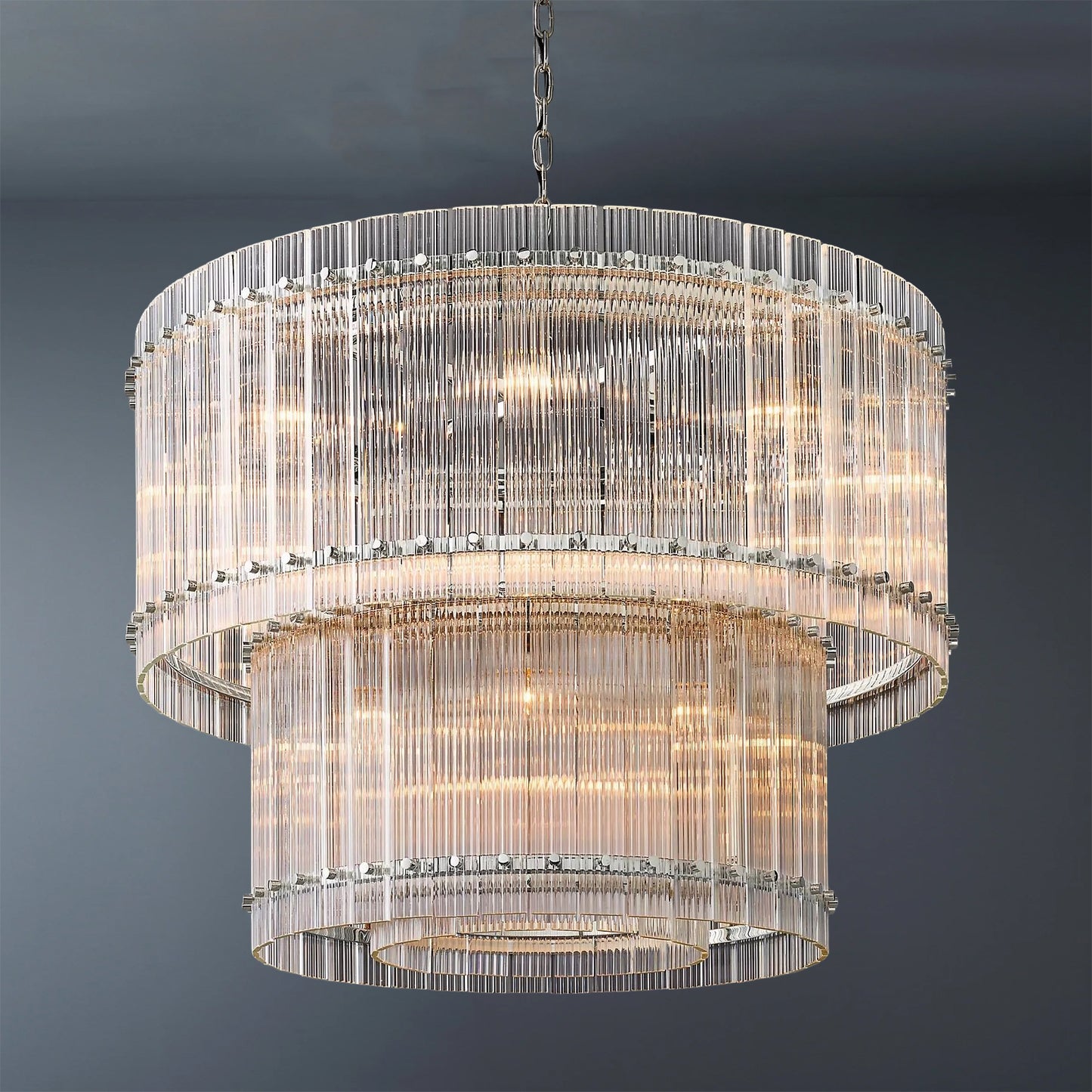 San Marcom TWO-TIER Round Chandelier 37″