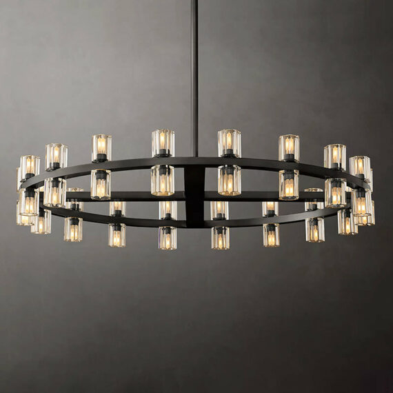 Arcachon Round Chandelier 36″, 36-Lights