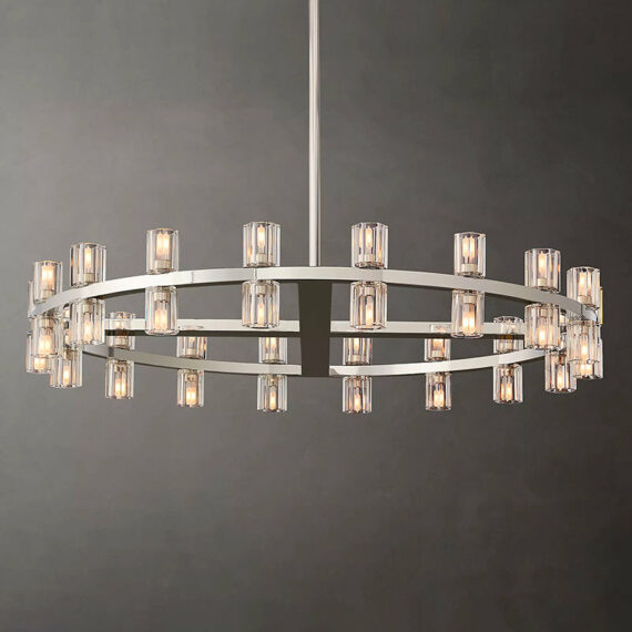 Arcachon Round Chandelier 36″, 36-Lights