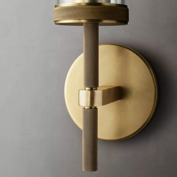 Lambert Knurled Grand Sconce 19"H