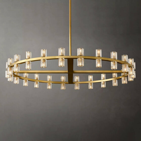 Arcachon Round Chandelier 48″,48-Lights