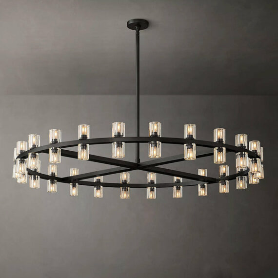 Arcachon Round Chandelier 48″,48-Lights