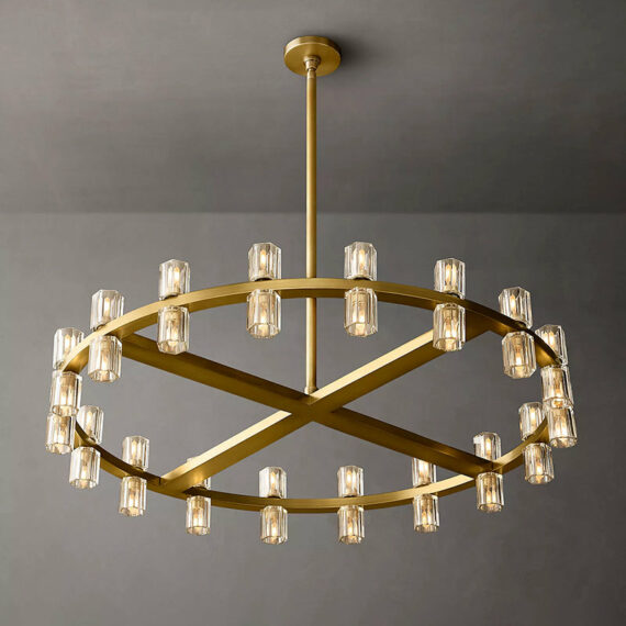 Arcachon Round Chandelier 36″, 36-Lights