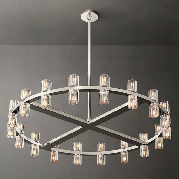 Arcachon Round Chandelier 36″, 36-Lights