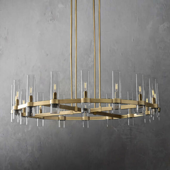 Ravelle Round Chandelier 48″,16-Lights