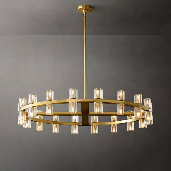 Arcachon Round Chandelier 36″, 36-Lights