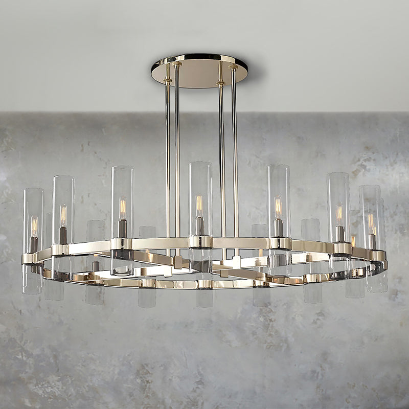 Ravelle Round Chandelier 48″,16-Lights