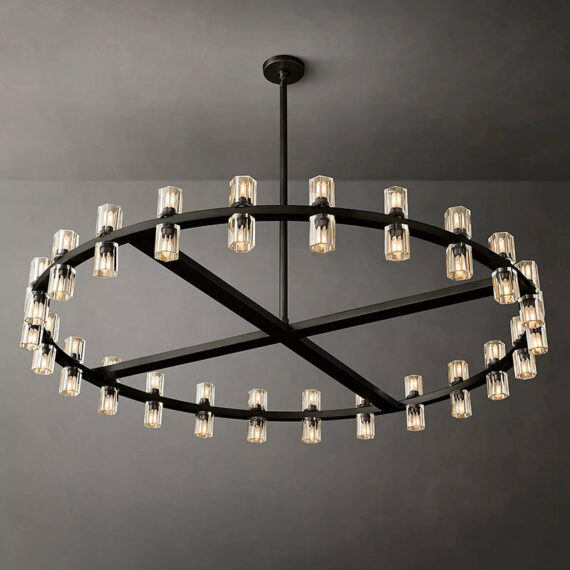 Arcachon Round Chandelier 48″,48-Lights