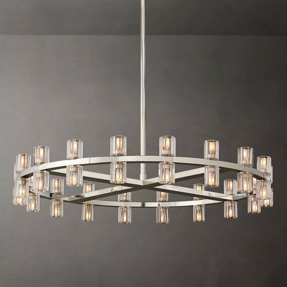 Arcachon Round Chandelier 36″, 36-Lights