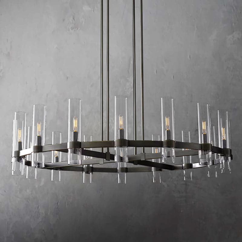 Ravelle Round Chandelier 48″,16-Lights