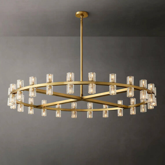 Arcachon Round Chandelier 48″,48-Lights