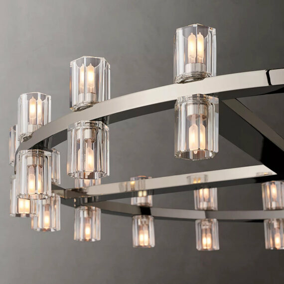 Arcachon Round Chandelier 36″, 36-Lights