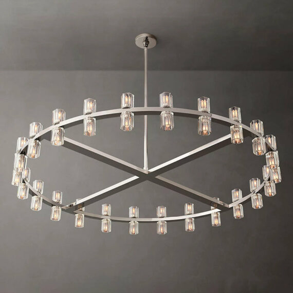Arcachon Round Chandelier 48″,48-Lights