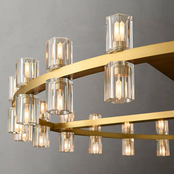 Arcachon Round Chandelier 48″,48-Lights