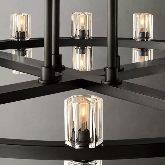 Arcachon 2-Tier Round Chandelier 60″,108-Lights