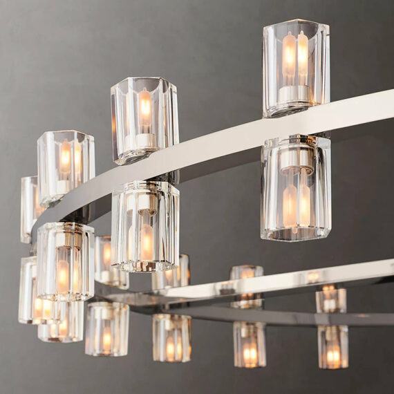 Arcachon Round Chandelier 48″,48-Lights