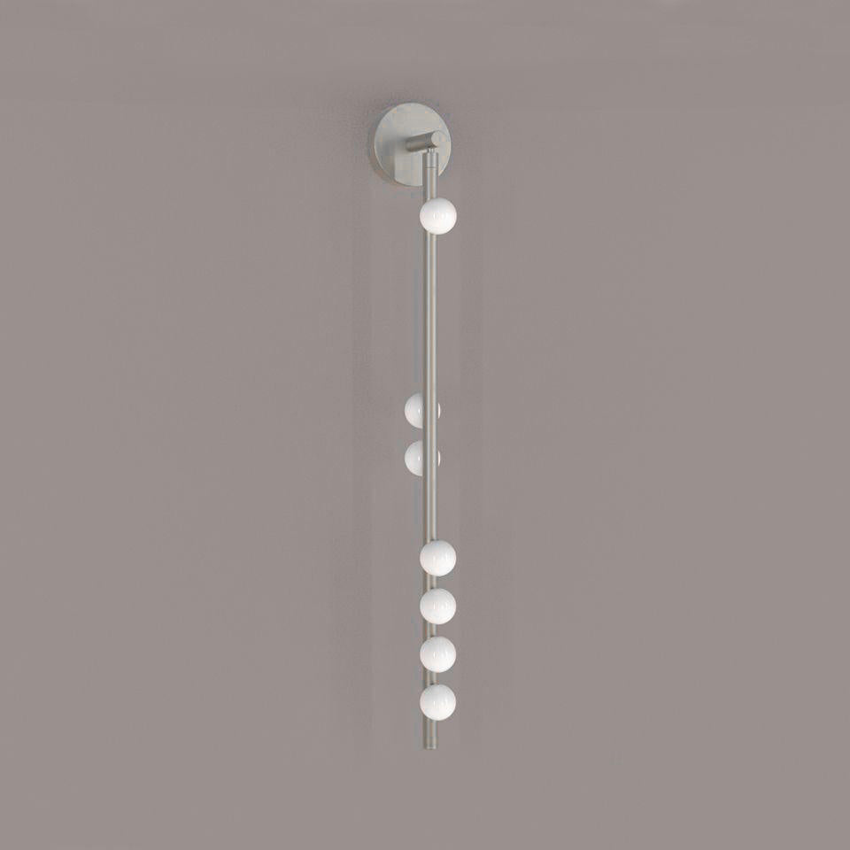 Brass Glass Tube Wall Lamp