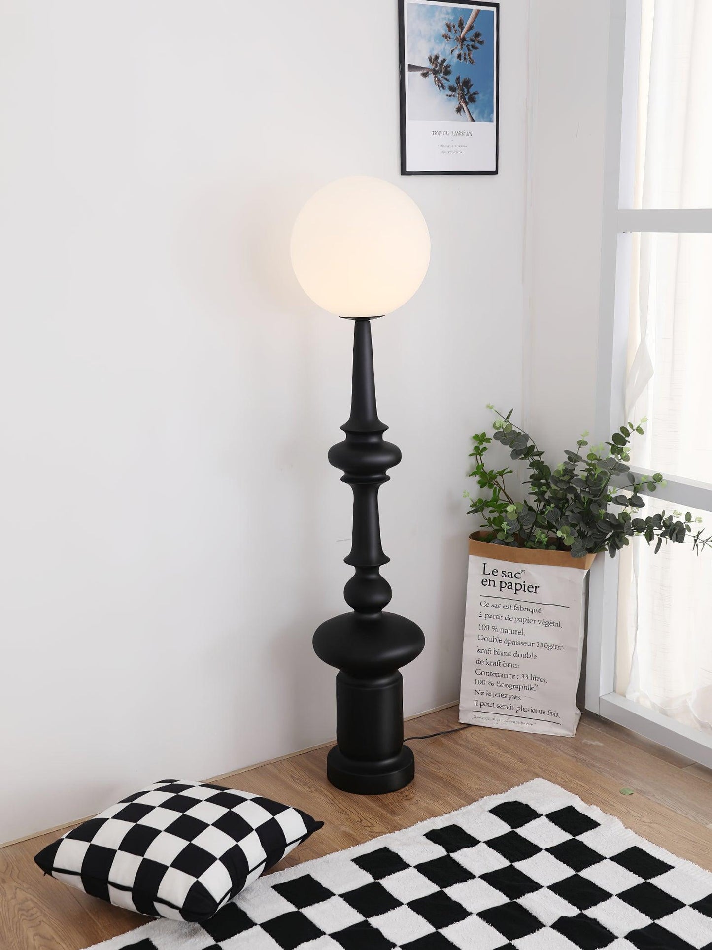 Roman Column Floor Lamp