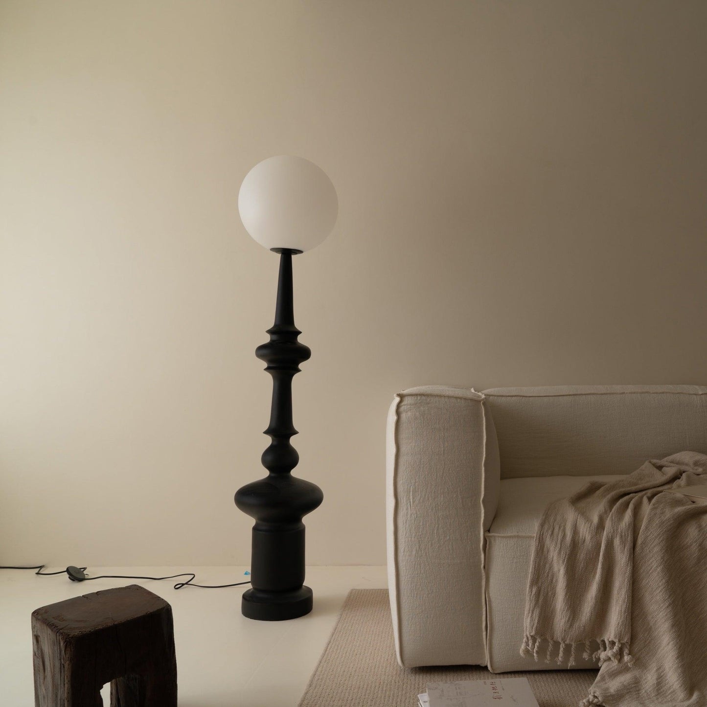 Roman Column Floor Lamp