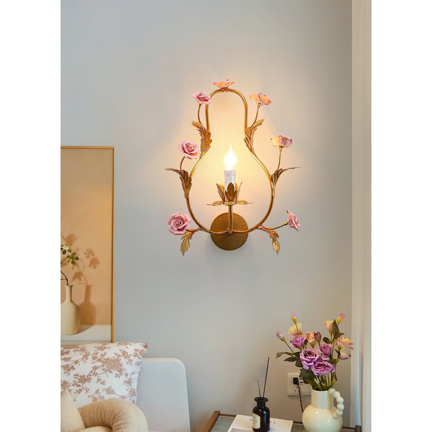 Heritage Floral Wall Lamp