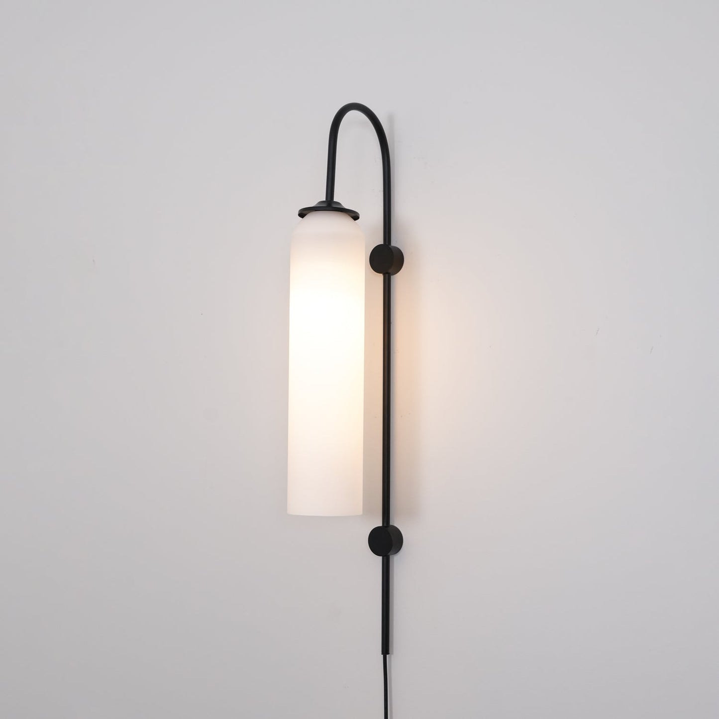 Modern Glass Plug-In Wall Lamp