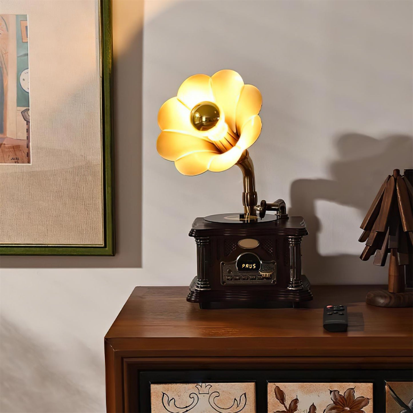 Phonograph Table Lamp