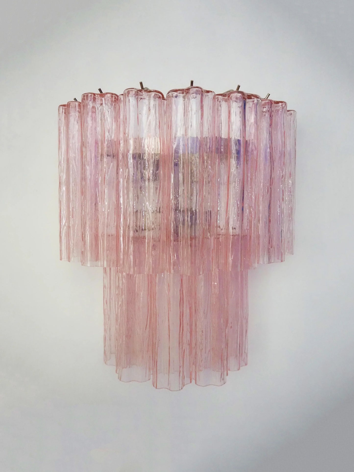 Pink Murano Glass Wall Sconces