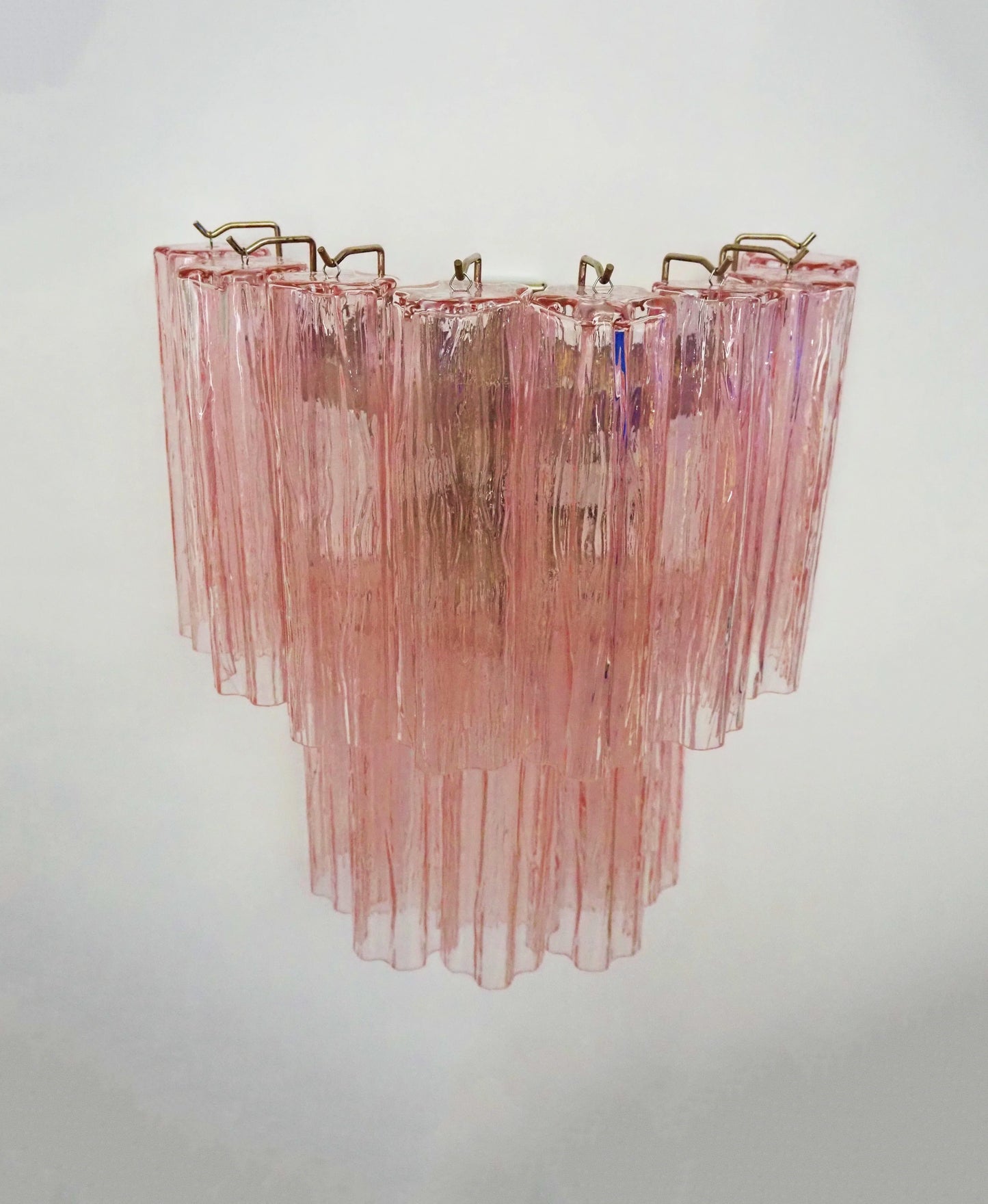 Pink Murano Glass Wall Sconces