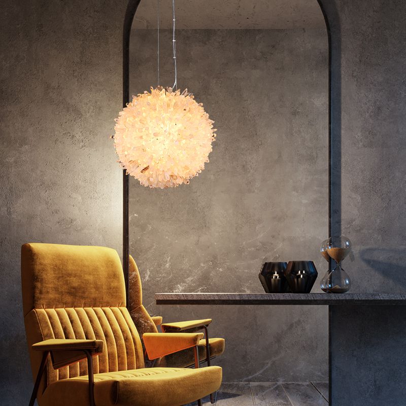 Primary Crystal Ball Pendant Light
