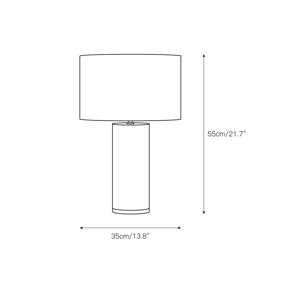 Remi Stone Table Lamp