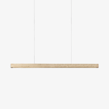 Linear Travertine Pendant Lamp