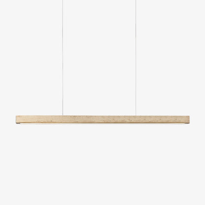 Linear Travertine Pendant Lamp
