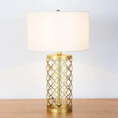 Openwork Metal Table Lamp