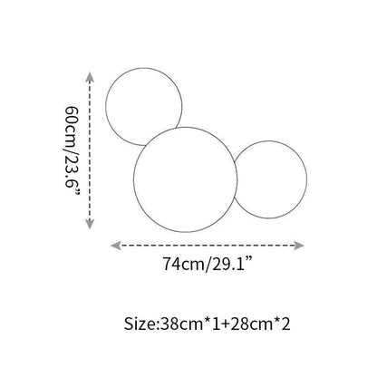 Geometric Disc Wall Lamp