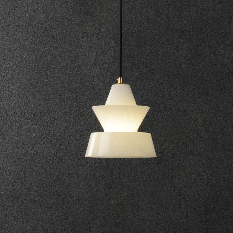 Felix Modern Small Alabaster Pendant Light