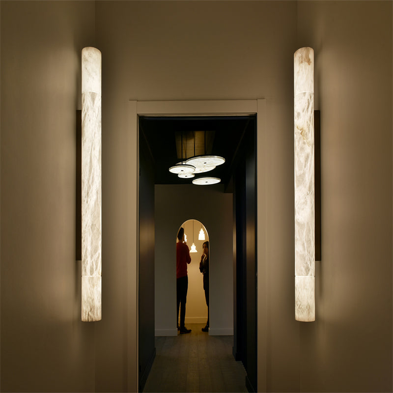 Modern Alabaster Wall Sconce