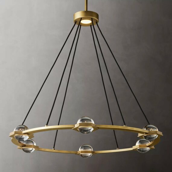 Eclatant Round Chandelier 36″ LED Lights