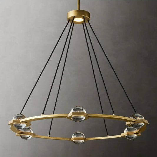 Eclatant Round Chandelier 36″ LED Lights