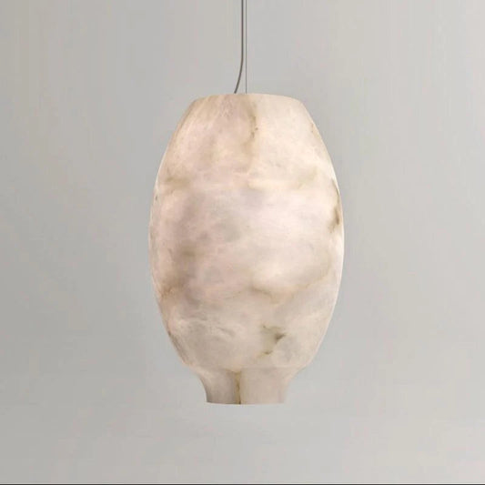 Jomar Alabaster Lantern Pendant Light, Bar Pendant Light