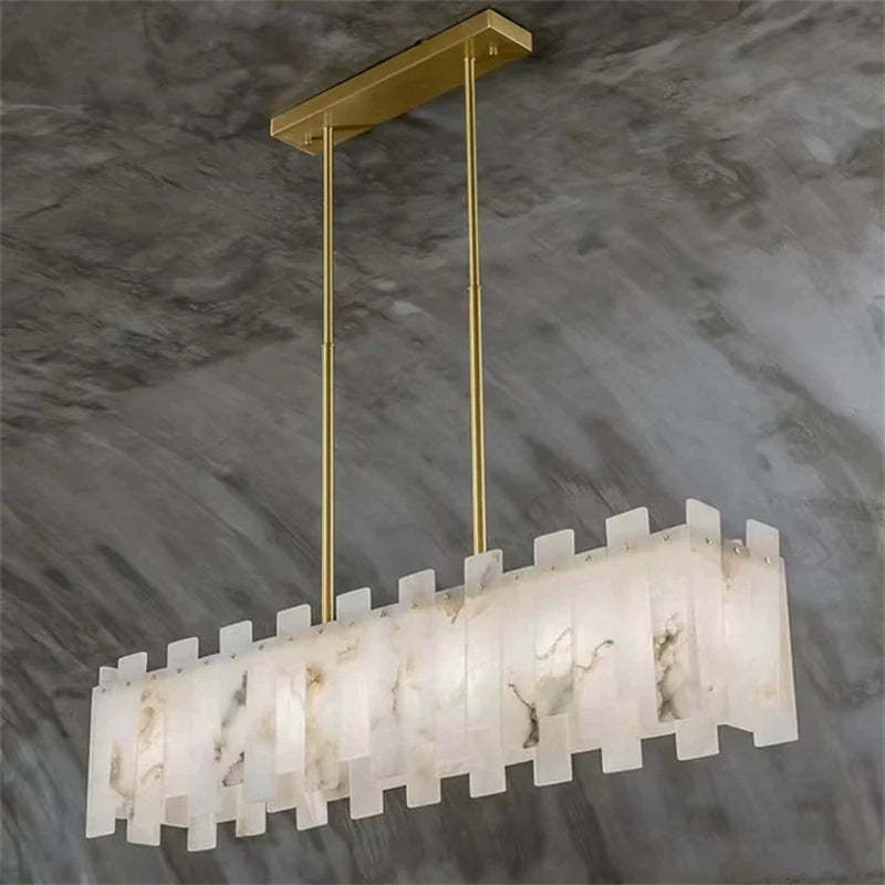 Venus Alabaster Linear Chandelier