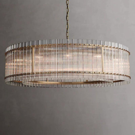 San Marcom  Modern Glass Round Chandelier 48"