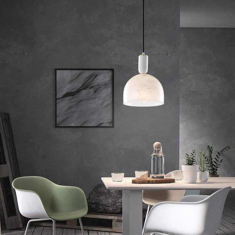 Modern Stacy Alabaster Pendant Light