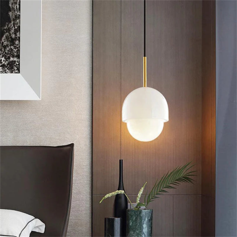 Modern Stacy Alabaster Pendant Light