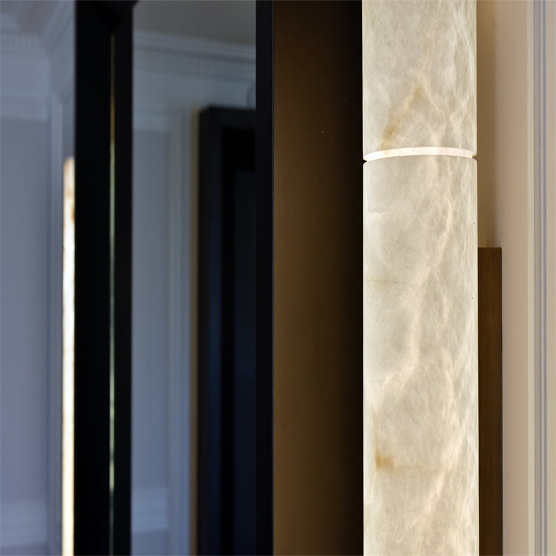 Modern Alabaster Wall Sconce