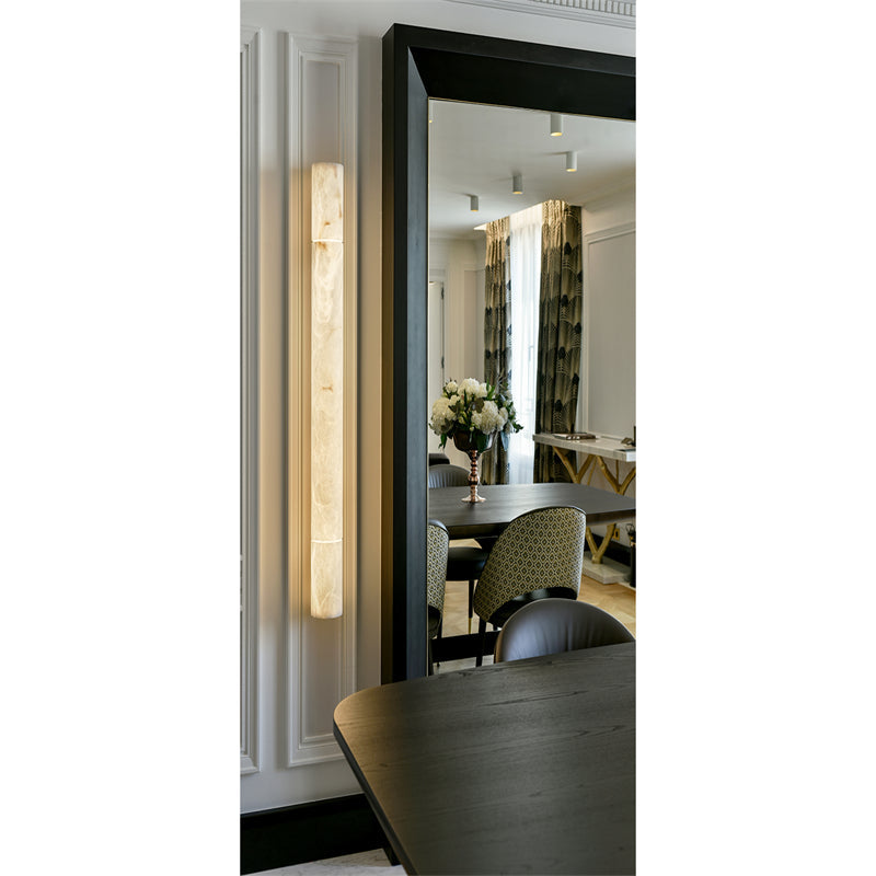 Modern Alabaster Wall Sconce