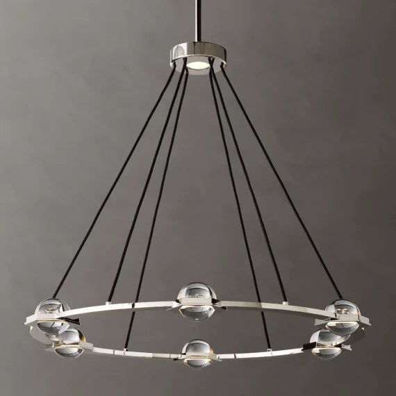 Eclatant Round Chandelier 36″ LED Lights