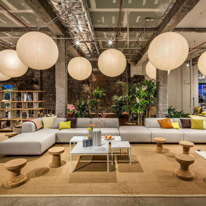 Akari A Round Swag Light